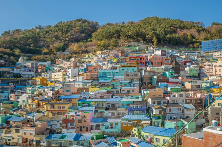 Gamcheon Culture Village Colourful hillside homes in Gamcheon Culture Village, Busan.